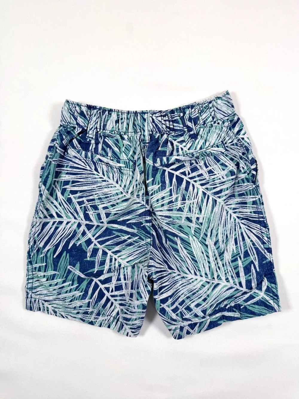 GYMBOREE Toddler‎ Boys 2T Shorts Tropical Palm Print Blue Vacation Beach